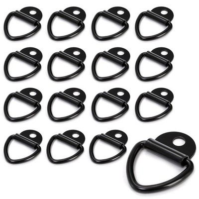 Yarlung 16 Pack Tie Down Anchors, V-Ring Bolt on Trailer Anchor, 2'' Diameter ...