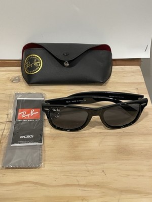 Ray Ban RB 4260D Black Sunglasses - Made In Italy - With Case - Minor Wear