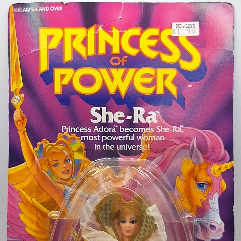 Figura completa Motu He-man Princesa del poder Oc1 de colección SHE-RA MOC CIB sellada 1984 Foto 3 de 4
