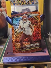 2025 Panini Prizm Football /49 Deebo Samuel Red Shimmer Prizm #133 Commanders