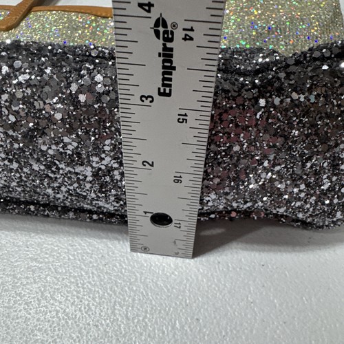J. Crew Crewcuts Glitter Tote Shoulder Bag Shimmer Glitter Sparkly Multicolor - Picture 7 of 9