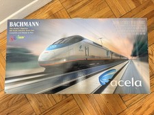 BACHMANN #01202 Spectrum Scale Amtrak Acela DCC Model Train Set With Box