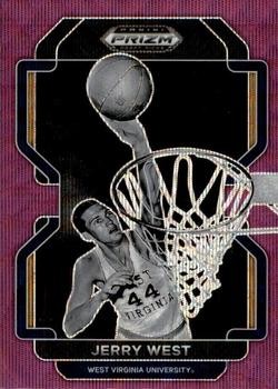Jerry West #24 Basketball Cards 2022 Panini Prizm Draft Picks trading card — raw and PSA graded price guide