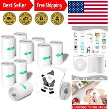 High-Quality Mini Pocket Printer Paper - Pack of 10 Rolls for Creative Kids