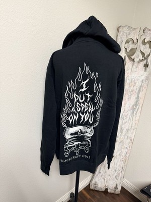 Blackcraft Cult ZipUp hoodie I put A Spell On you  size Lrg unisex black hoodie