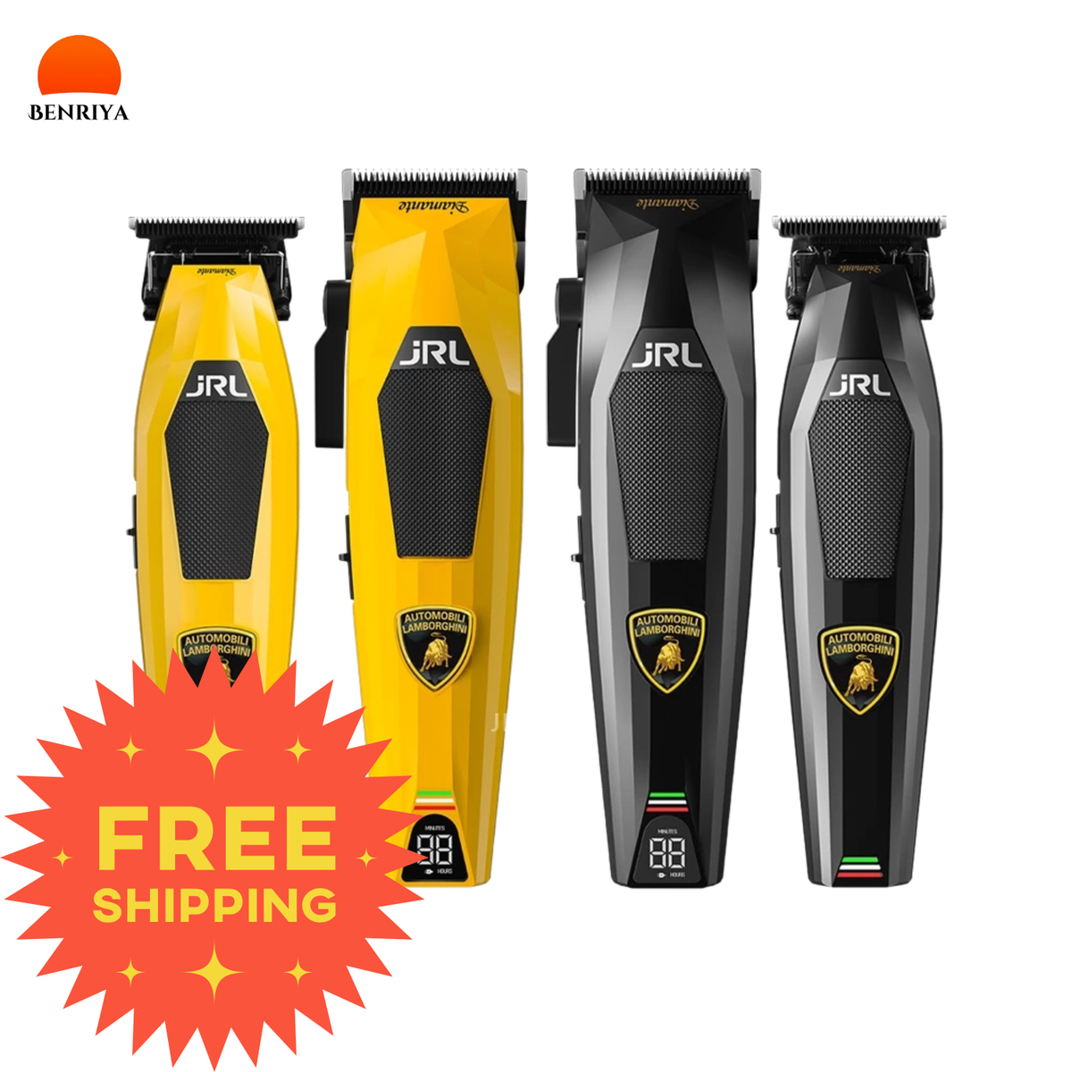 New JRL x Lamborghini Diamante Cordless Clipper & Trimmer Set