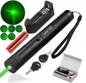PUNTATORE LASER VERDE PROFESSIONALE 303 USO ASTRONOMICO ALTA QUALITÀ TORCIA 2026