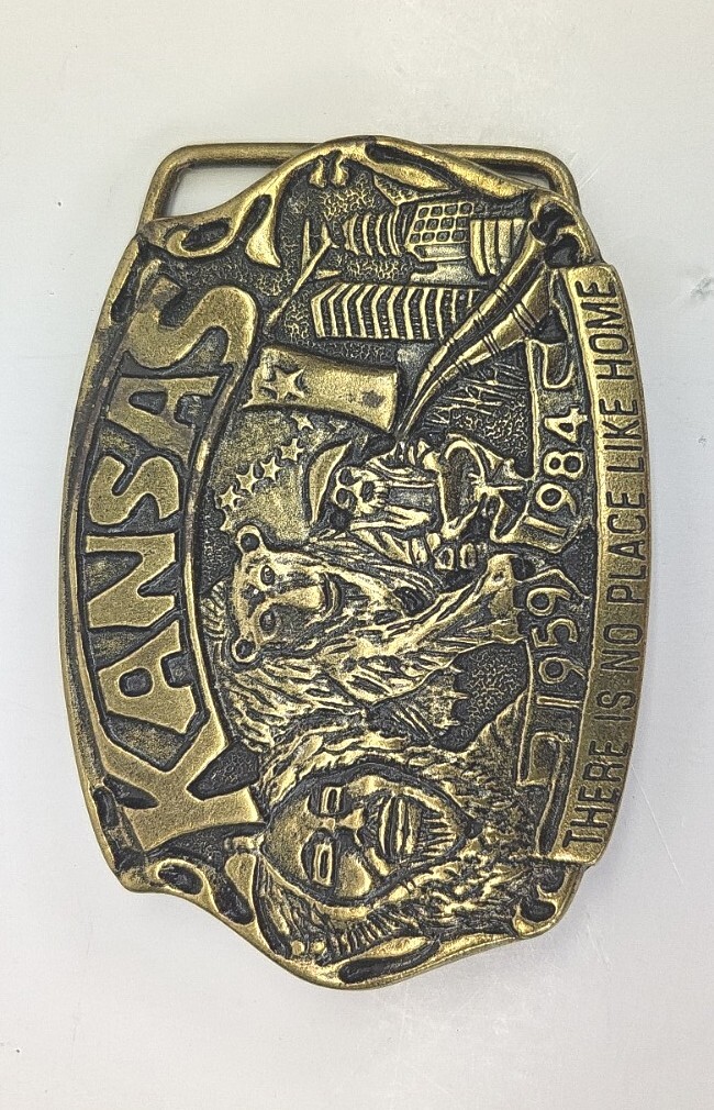 1959 1984 Kansas There Is No Place Like Home Brass Belt  display picture 2