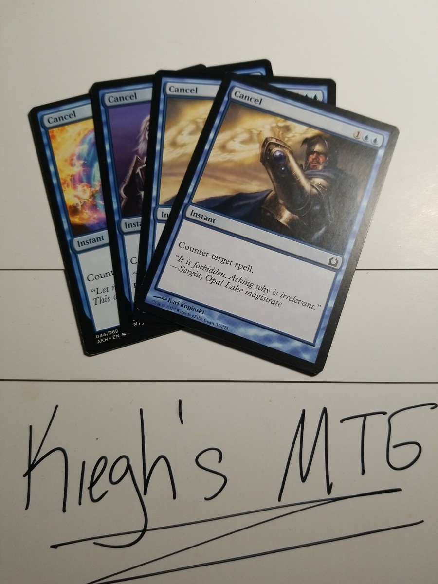 mtg cancel card Cancel Print
