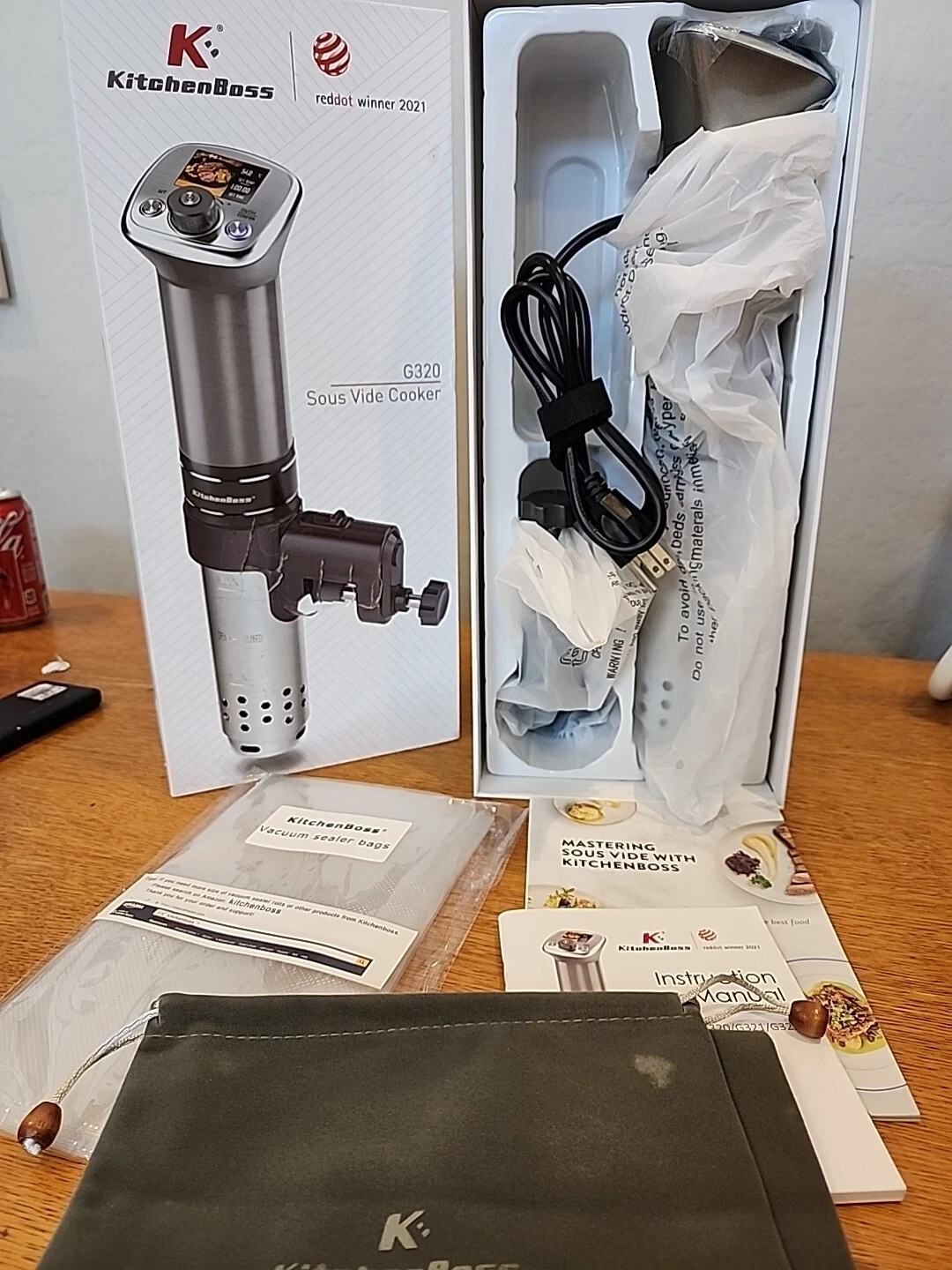 Kitchen Boss Sous Vide G320. This powerful 1100W electric slow cooker