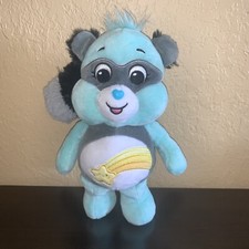 Basic Fun Care Bears Raccoon Suit Wish Bear 10" plush, Unlock the Magic 2022