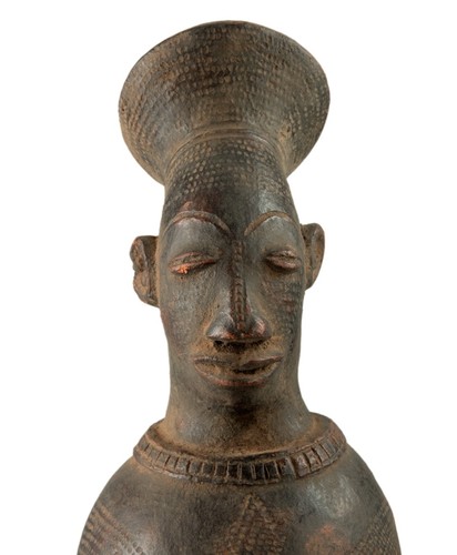 Mangbetu Jar 26 cm - Clay Vase - African Pottery 17404 - Picture 3 of 11