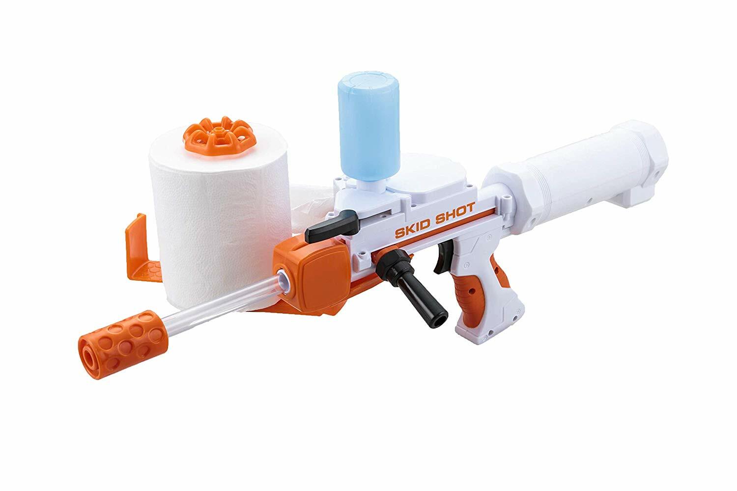 toilet paper gun toy