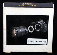 Leica M to Nikon 1 Mount Adapter - Mint in Box 