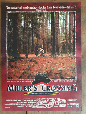 Plakat MILLER'S CROSSING Joël COHEN Gabriel BYRNE John TURTURRO 40x60cm
