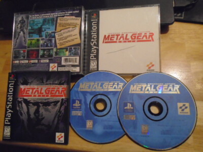 RARE OOP Metal Gear Solid SONY PS1 playstation video game Konami