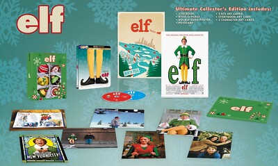 ELF (2003) 4K UHD Blu-Ray Ultimate Collector's Edition Steelbook BRAND NEW