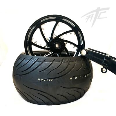 セレクト HAYABUSA 330 FAT TIRE KIT BLACK PIRANHA WHEELS STEALTH ARM 13-20