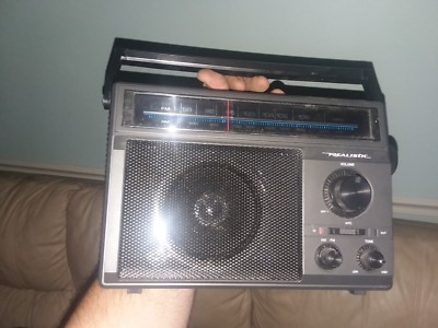 1980S REALISTIC AM/FM RADIO PLAYER MODEL 12? | eBay