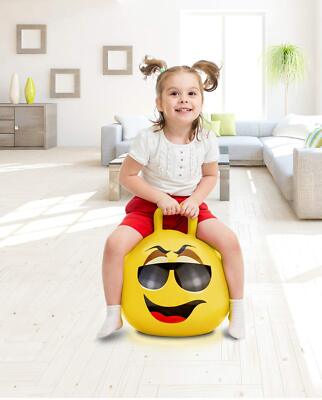 Bounceziez Inflatable Bouncing Hopper Balls with Hand Pump
