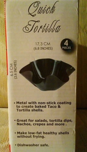 2 Dytech Quick Tortilla Pans Bowls 6.8x2.6" Nonstick Dishwasher Safe 50732 - Picture 5 of 7