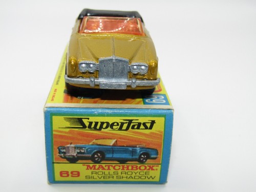 Matchbox Superfast No 69 Rolls Royce SS Extremely RARE Box W/OUT NEW VNMIB - 第 1/12 張圖片