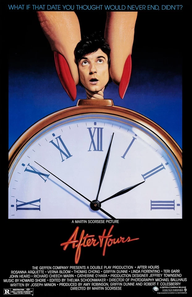 After Hours movie poster (b) - 11 x 17 inches - Griffin Dunne