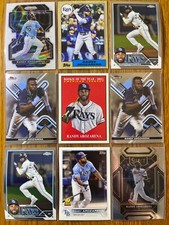 Randy Arozarena Rays, Topps Finest,Chrome, Archives, Rookie Cup,Prizm White Wave