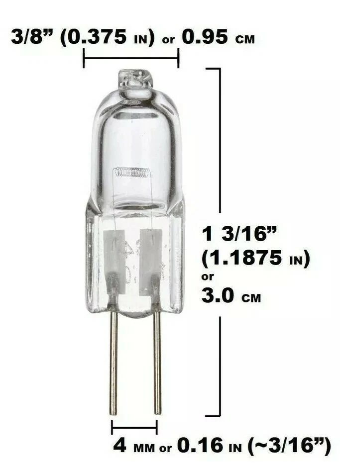 Lote de 5 bombillas G4 5W 12V luz brillante brillante #ApoyoUcrania