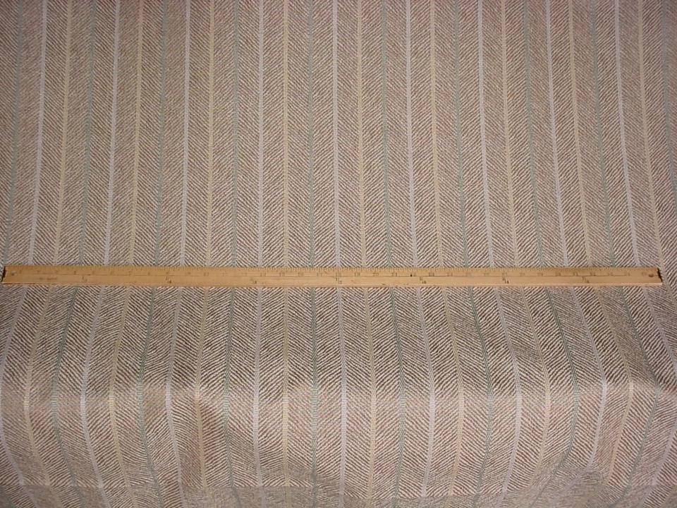 Tela de tapicería 7-3/8 años Brunschwig & Fils BR-10396 Silverton a rayas espiga Foto 2 de 4