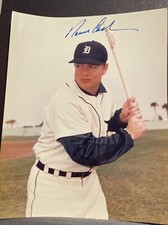 Norm Cash Autographed 8 X 10 Color Photo Jsa Certified