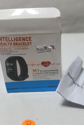   INTELLIGENCE HEALTH BRACELET Red Band My Device MyLife Unsealed Open Box 
