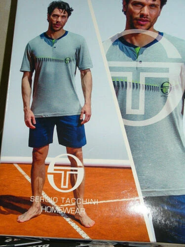 Biancheria da notte da uomo marca Sergio Tacchini in cotone