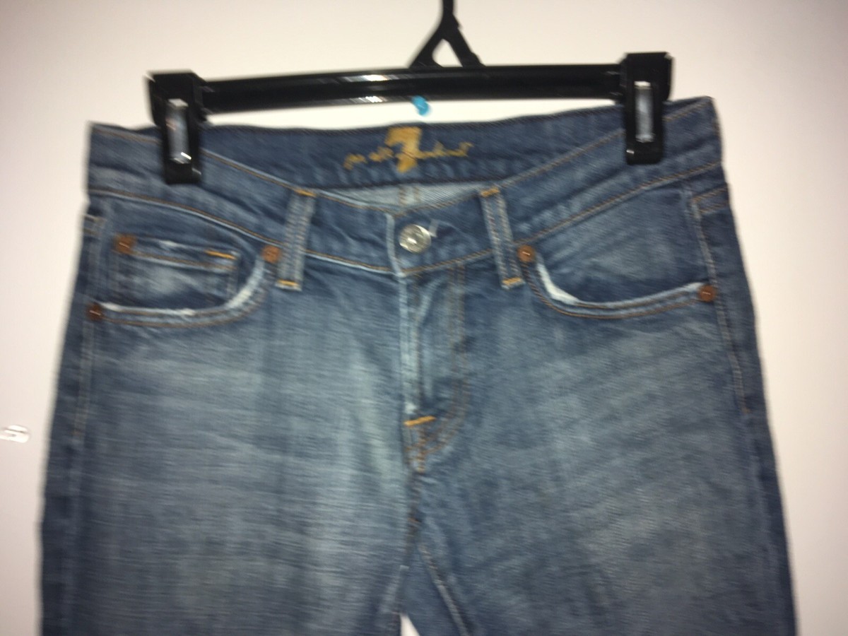 EUC 7 For All Mankind Denim Jean 26 U075055U-055U | eBay