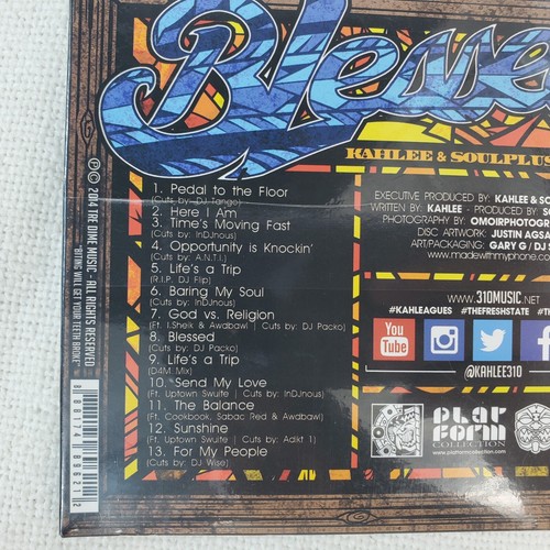 Blessed By Kahlee & Soulplusmind Rap Hip Hop Music CD Underground - Picture 4 of 5