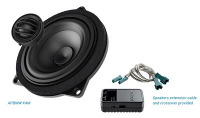 Audison APBMW K4M 10cm 2-Wege Lautsprecher Set für BMW und Mini Fahrzeuge 