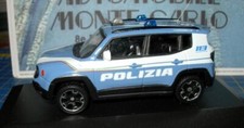 POLIZIA POLICE JEPP RENEGADE REPARTO PREVENZIONE E CRIMINE 1/43