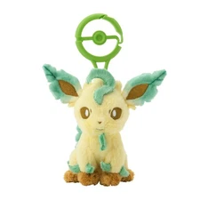 Pokemon Center Mascot with Carabiner Plush Sinnoh 470 Leafeon 4in Go JP