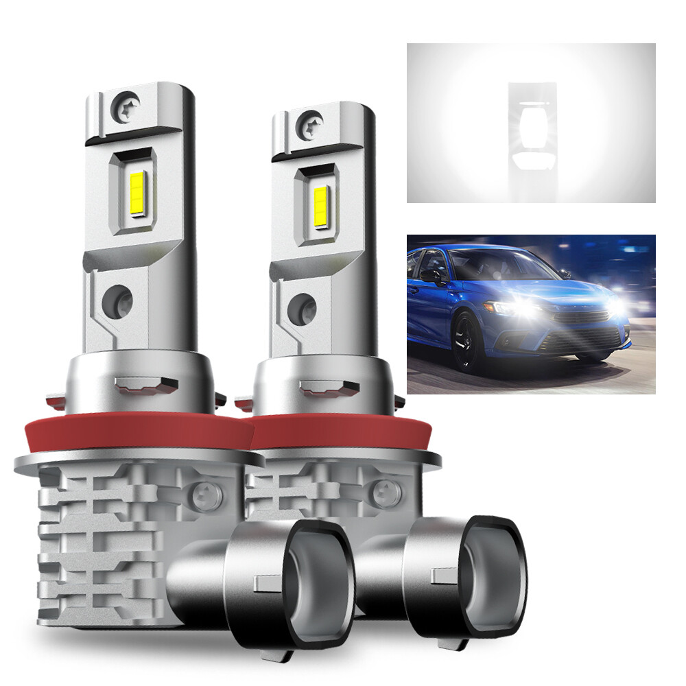 AUXITO H11 H8 H9 LED Headlight Kit High Low Beam Bulbs Super
