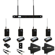 Shure Ulxd4q 4-channel Bodypack Wireless Bundle - H50 Band
