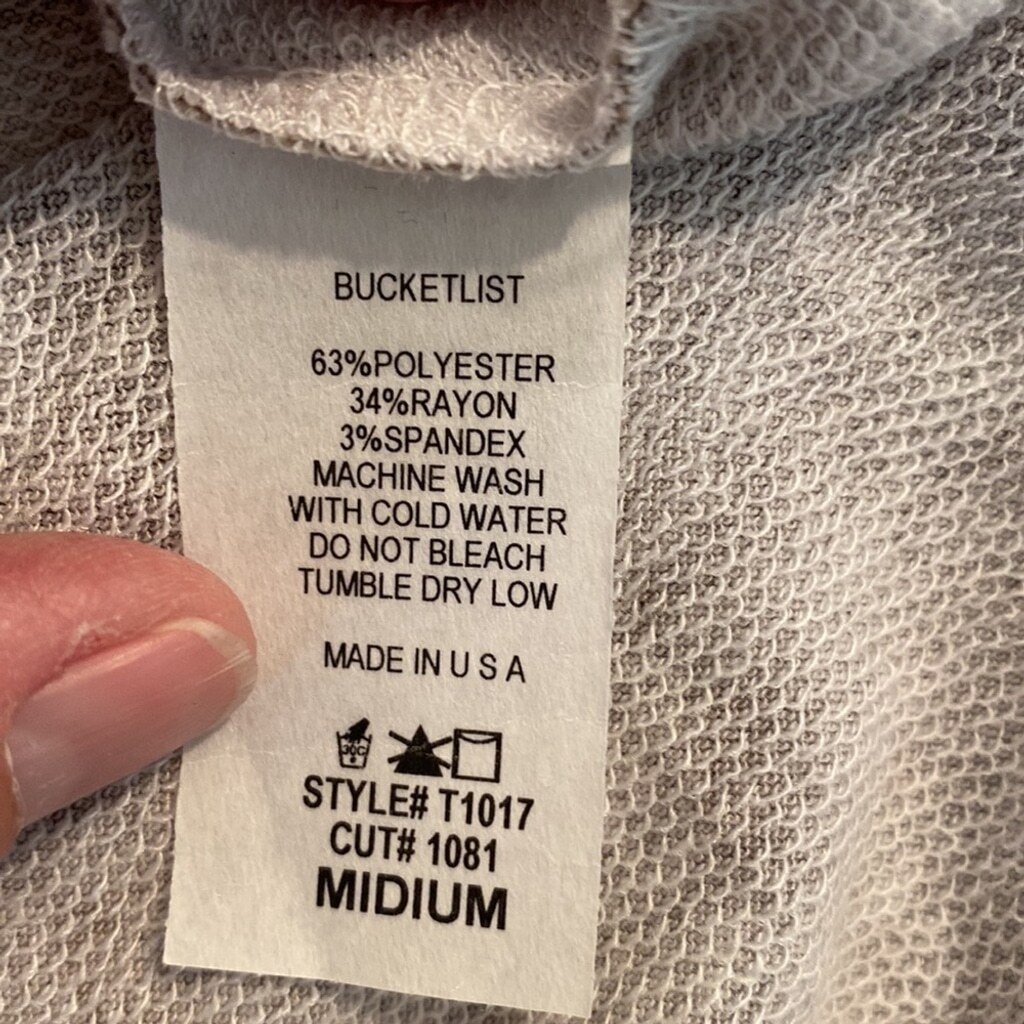 BUCKETLIST Scoop Knock Patchwork Patterned Long S… - image 7