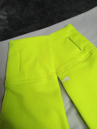 Nike Therma Fit Hoodie Neon Yellow and Grey Youth Size Large (gently used) - Picture 14 of 14