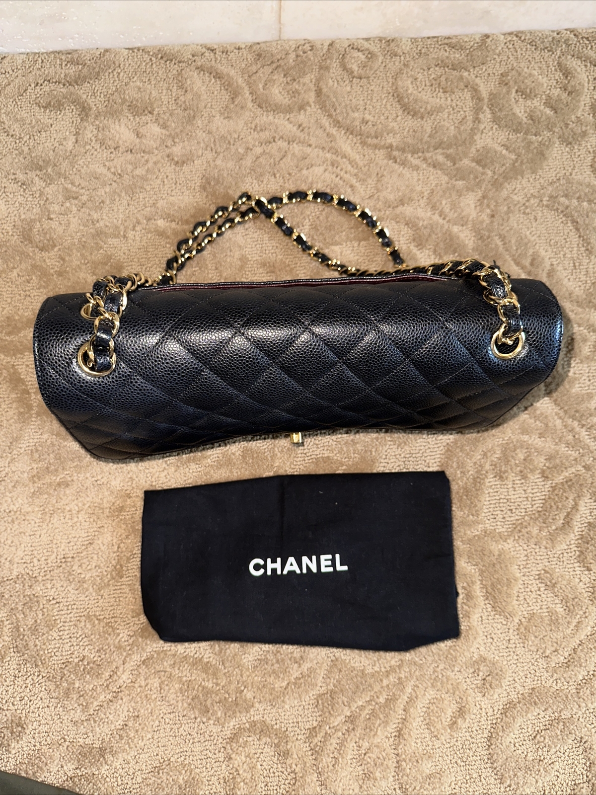 100% AUTHENTIC CHANEL CLASSIC Large DOUBLE FLAP w… - image 13