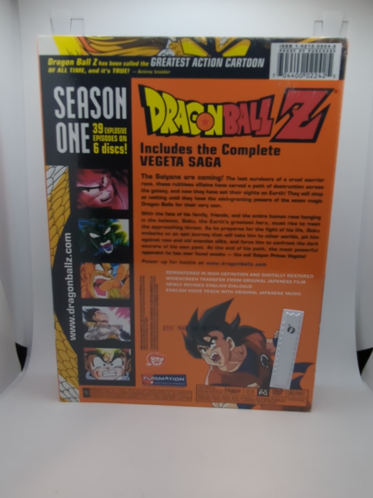 New Dragon Ball Z: Season 1 - 39 Episodes, 6 Disks, Complete Vegeta Saga  (DVD) 704400022425