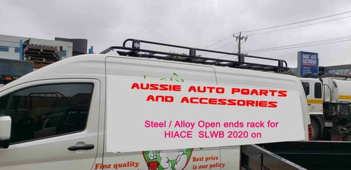 Tradesman Style open Ends Steel Roof Rack 3000mm for Toyota Hiace LWB 2020 ON - Picture 2 of 7