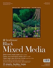 Strathmore 400 Series 11x14 Mixed Media Pad Heavyweight 15 Sheets Glue Bound