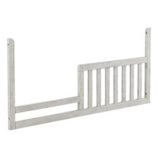 Pemberly Row Wood Toddler Guard Rail in Weathered Washed Sierra