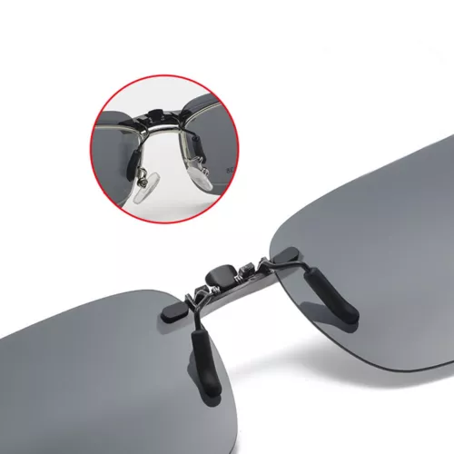 Clip on Sunglasse Polarized Glasses Anti-glare Sunglasses UV400 Goggles NEW - Picture 2 of 28