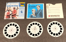 VINTAGE 1970 VIEW-MASTER 3 REELS PACKET B 950 INSTRUCTIONAL ICE SKATING KAUFFMAN