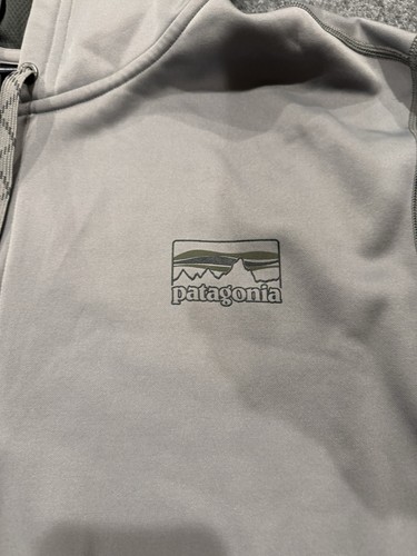 Patagonia Jacket Mens L '73 Skyline Logo PolyCycle Full-Zip Hoody Fleece KE12 - Picture 2 of 6
